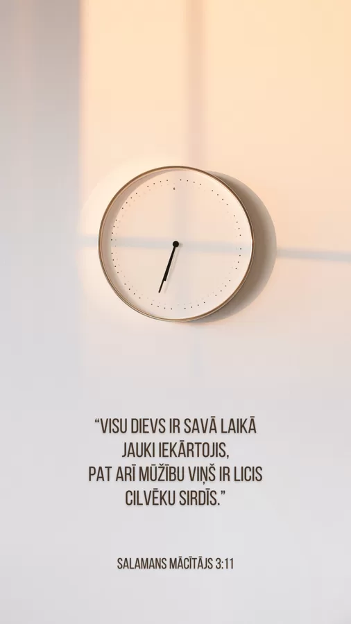 Salamans mācītājs 3:11
